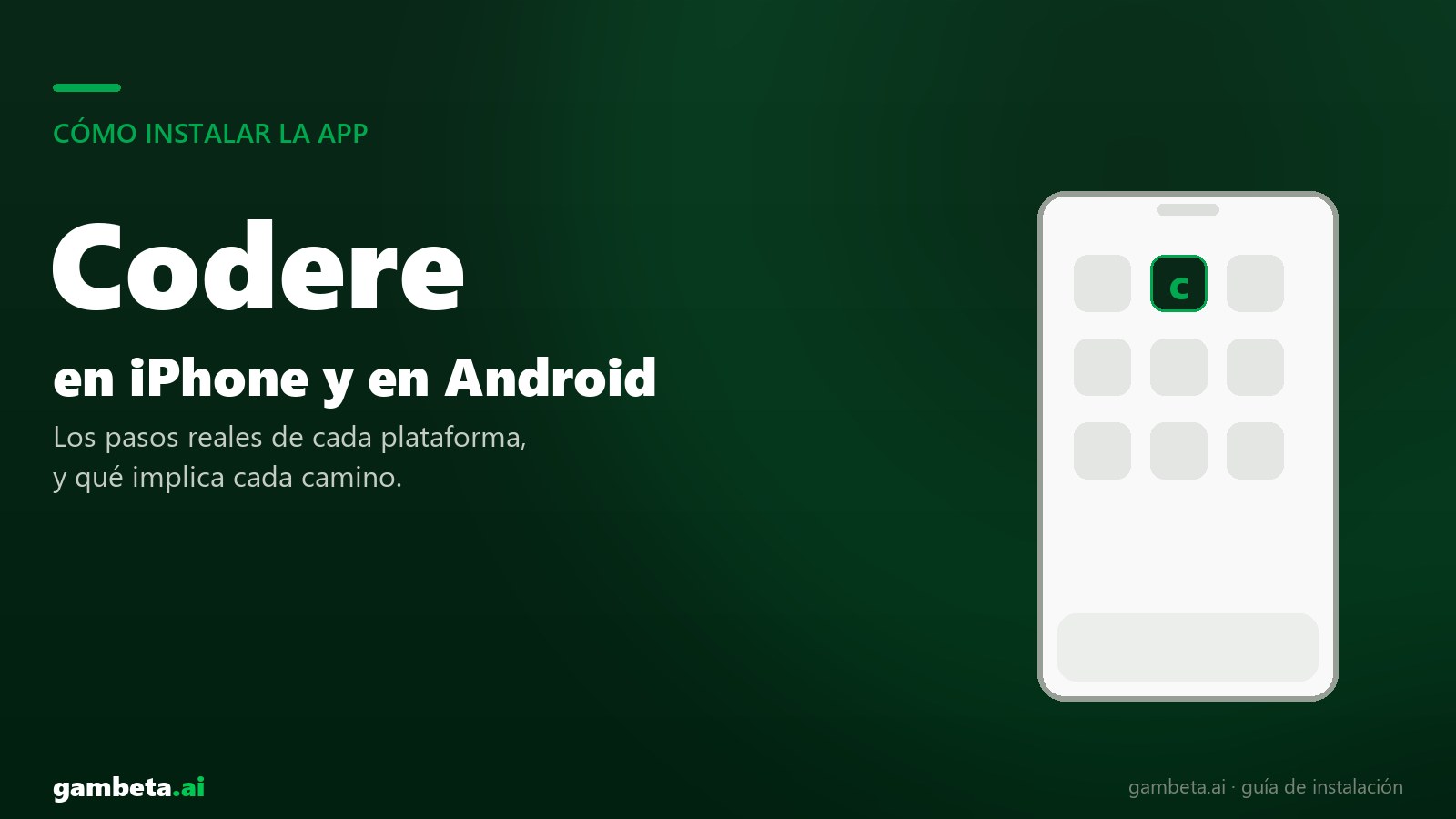 Cómo descargar e instalar la app de Codere en iPhone y en Android